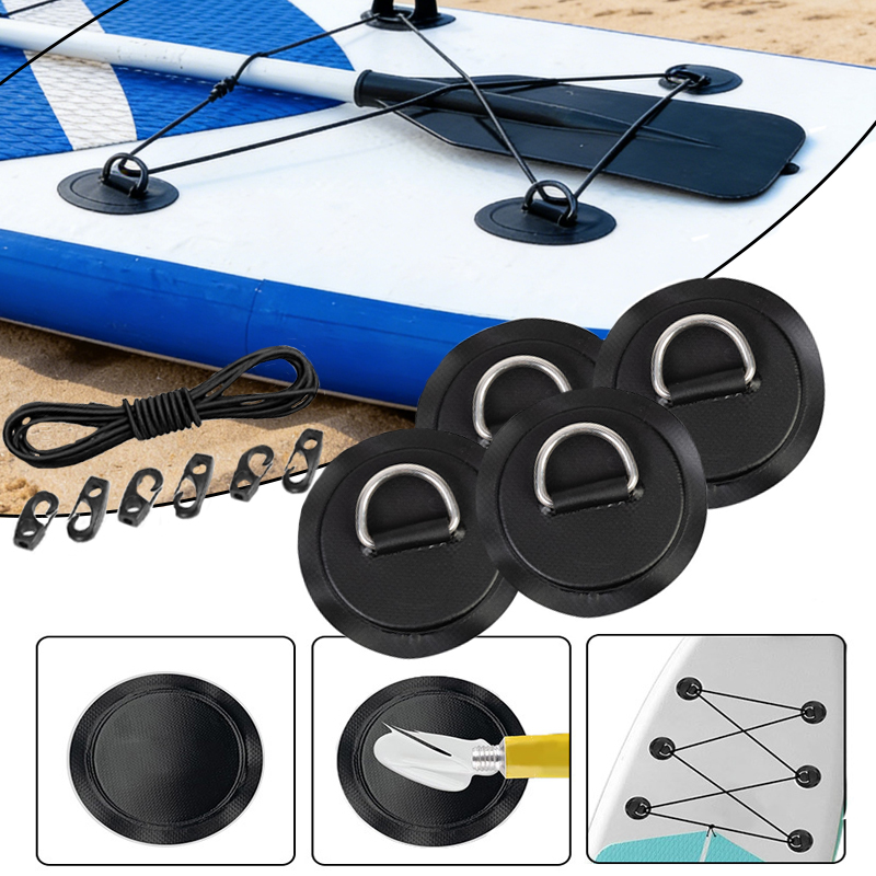4pcs 8cm Circular D-Ring Patch - đánh giá và giá Fishing Kayak Rod Holder