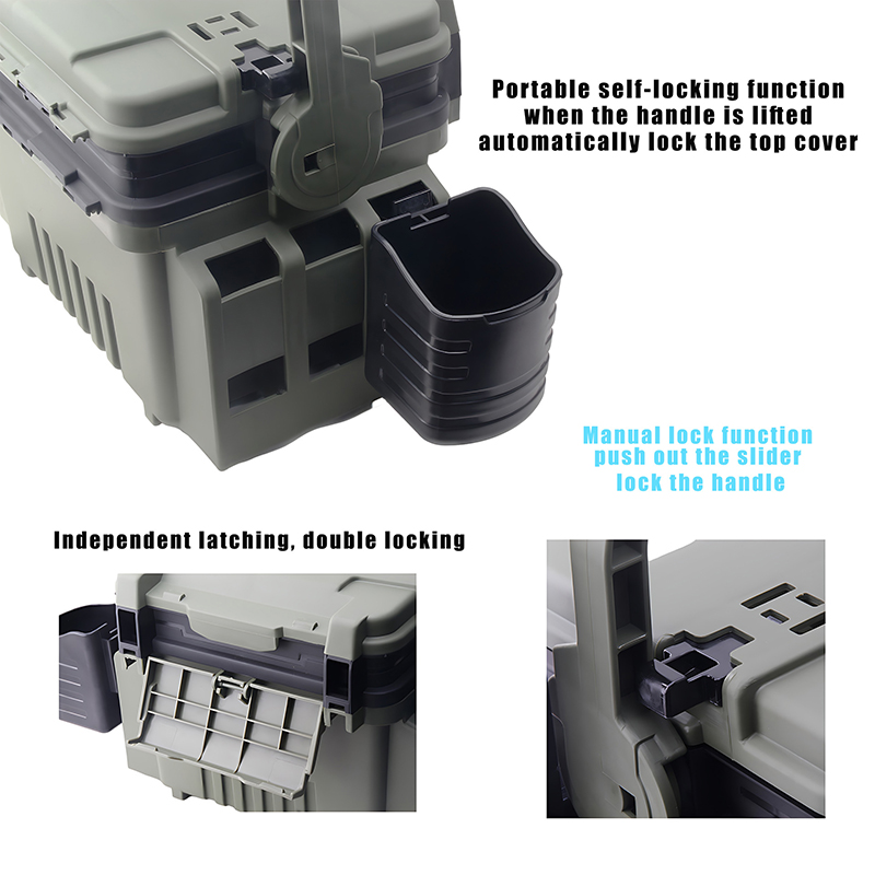 JSFUN Fishing Box Barrel Holde - đánh giá và giá Fishing Kayak Crate