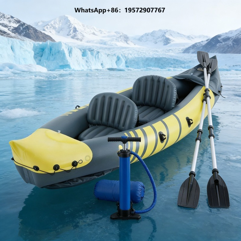 Double Seat Inflatable Fishing - đánh giá và giá Fishing Kayak Paddle